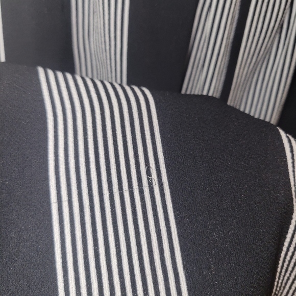 As U Wish Black & White Striped Wide Leg Romper - Picture 15 of 16